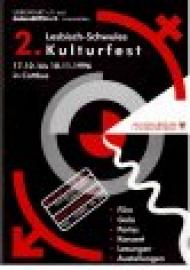 Lesbisch-Schwules Kulturfest des Landes Brandenburg 17. Oktober bis 18. November 1996 in Cottbus. Lesbisch-Schwules Kulturfest des Landes Brandenburg 17. Oktober bis 18. November 1996 in Cottbus.