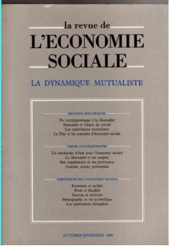 Revue De L'economie Sociale: LA DYNAMIQUE MUTUALISTE