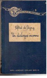 Un Dialogue inconnu. Alfred de Vigny Un Dialogue inconnu. Alfred de Vigny