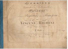 Sammlung deutscher und italienischer Gesänge mit Begleitung des Pianoforte. II. Heft. Sammlung deutscher und italienischer Gesänge mit Begleitung des Pianoforte. II. Heft.