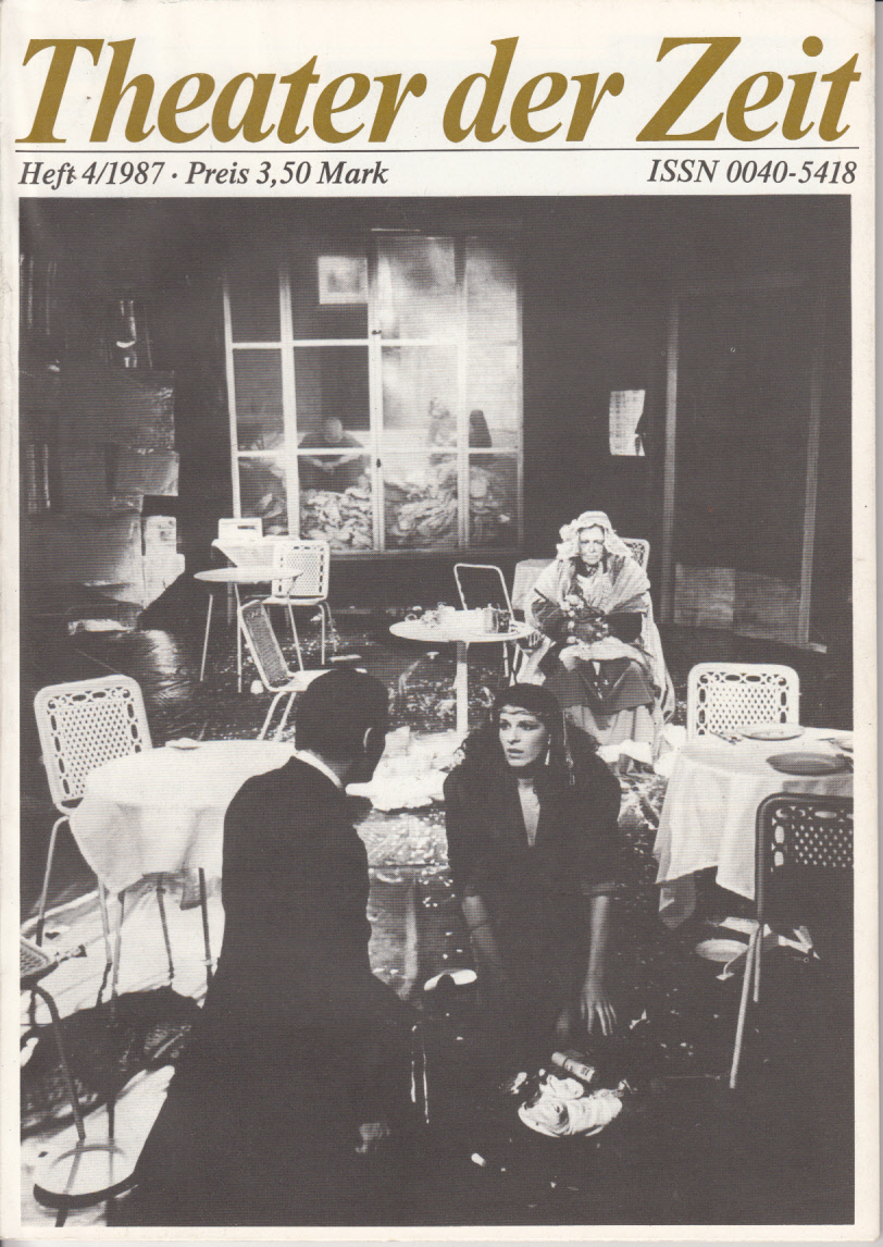 Theater der Zeit. 42. Jhg., Heft 4/1987