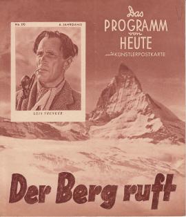 Das Programm von Heute Nr. 170: Der Berg ruft
