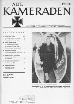 Alte Kameraden. Unabhängige Zeitschrift Deutscher Soldaten. 31. Jhg., Heft 1-10 u. 12, 1983 Alte Kameraden. Unabhängige Zeitschrift Deutscher Soldaten. 31. Jhg., Heft 1-10 u. 12, 1983