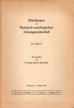 Mitteilungen der Floristisch-soziologischen Arbeitsgemeinschaft. N.F. Heft 17 Mitteilungen der Floristisch-soziologischen Arbeitsgemeinschaft. N.F. Heft 17