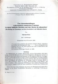 Über Sirenendarstellungen wahrscheinlich romanischen Ursprungs in einem Südtiroler Kirchlein und über Sirenen im allgemeinen Über Sirenendarstellungen wahrscheinlich romanischen Ursprungs in einem Südtiroler Kirchlein und über Sirenen im allgemeinen