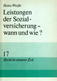 Leistungen der Sozialversicherung - wann und wie ?