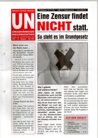 UN Unabhängige Nachrichten - Wahrheit - Klarheit - Offenheit. 44. Jhg 2012, Mai 2012