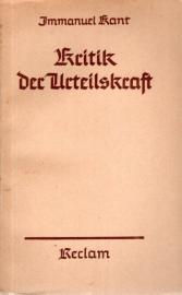 Kritik der Urteilskraft 