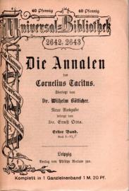Die Annalen Erster Band , Buch I - VI Die Annalen Erster Band , Buch I - VI