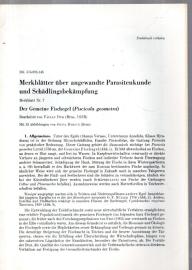 Der Gemeine Fischegel (Piscicola geometra) Der Gemeine Fischegel (Piscicola geometra)