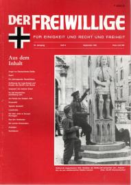Der Freiwillige. Für Einigkeit und Recht und Freiheit 37. Jg, Heft 9 (Sept. 1991) Der Freiwillige. Für Einigkeit und Recht und Freiheit 37. Jg, Heft 9 (Sept. 1991)
