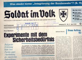 Soldat im Volk - Die Zeitung für alte und junge Soldaten. Jg. 19, Nr. 4 April 1969 Soldat im Volk - Die Zeitung für alte und junge Soldaten. Jg. 19, Nr. 4 April 1969