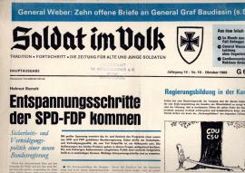 Soldat im Volk - Die Zeitung für alte und junge Soldaten. Jg. 19, Nr. 10 Okt. 1969 Soldat im Volk - Die Zeitung für alte und junge Soldaten. Jg. 19, Nr. 10 Okt. 1969