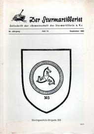 Der Sturmartillerist. Zeitschrift der Gemeinschaft der Sturmartillerie e.V. 30. Jahrgang, Heft 74, Sept. 1980 Der Sturmartillerist. Zeitschrift der Gemeinschaft der Sturmartillerie e.V. 30. Jahrgang, Heft 74, Sept. 1980
