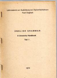 English Grammar, A University Handbook English Grammar, A University Handbook