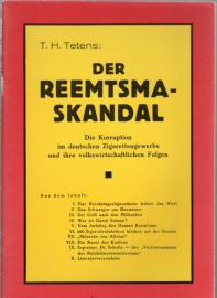 Der Reemtsma-Skandal- Die Korruption im deutschen Zigarettengewerbe und ihre volkswirtschaftlichen Folgen