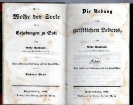 Die Uebung des geistlichen Lebens 