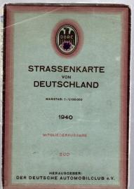 DDAC Strassenkarte von Deutschland 1 : 1.100.000 (Juli 1940) DDAC Strassenkarte von Deutschland 1 : 1.100.000 (Juli 1940)