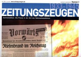 Zeitungszeugen Nr. 2 - Der Reichstragsbrand Zeitungszeugen Nr. 2 - Der Reichstragsbrand