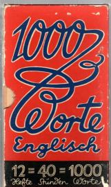 1000 Worte Englisch : 12 Hefte = 40 Stunden = 1000 Worte. 1000 Worte Englisch : 12 Hefte = 40 Stunden = 1000 Worte.