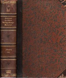 Das gesamte deutsche und preußische Gesetzgebungs-Material. Die Gesetze und Verordnungen sowie die Ausführungs-Anweisungen, Erlasse, Verfügungen etc. der preußischen und deutschen Zentralbehörden. Jg. 1912