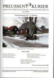 Preussen Kurier Heimatnachrichten für Ost- und Westpreussen in Bayern 16. Jhg. Weihnachtsausgabe 2025