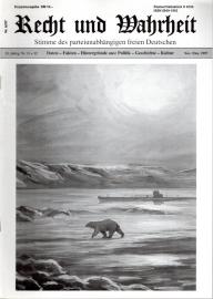 Recht und Wahrheit. Stimme des parteiunabhängigen freien Deutschen 13. Jg. Nr. 11+12 Recht und Wahrheit. Stimme des parteiunabhängigen freien Deutschen 13. Jg. Nr. 11+12