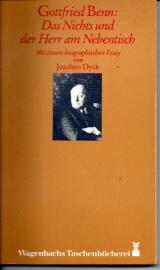 Das Nichts und der Herr am Nebentisch. 50 Gedichte. Mit einem biographischen Essay Das Nichts und der Herr am Nebentisch. 50 Gedichte. Mit einem biographischen Essay