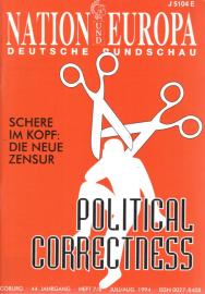 Nation und Europa : Deutsche Rundschau 44. Jg. Heft 7/8 Juli/Aug. 1994
