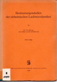 Bestimmungstabellen der einheimischen Laubmoosfamilien. Bestimmungstabellen der einheimischen Laubmoosfamilien.