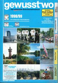 gewusstwo das universelle Branchenadressbuch Großraum Stadt Cottbus, Landkreise Spree-Neiße, Elbe-Elster, Oberspreewald-Lausitz 1998/99