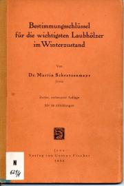 Bestimmungsschlüssel für die wichtigsten Laubhölzer im Winterzustand. Bestimmungsschlüssel für die wichtigsten Laubhölzer im Winterzustand.
